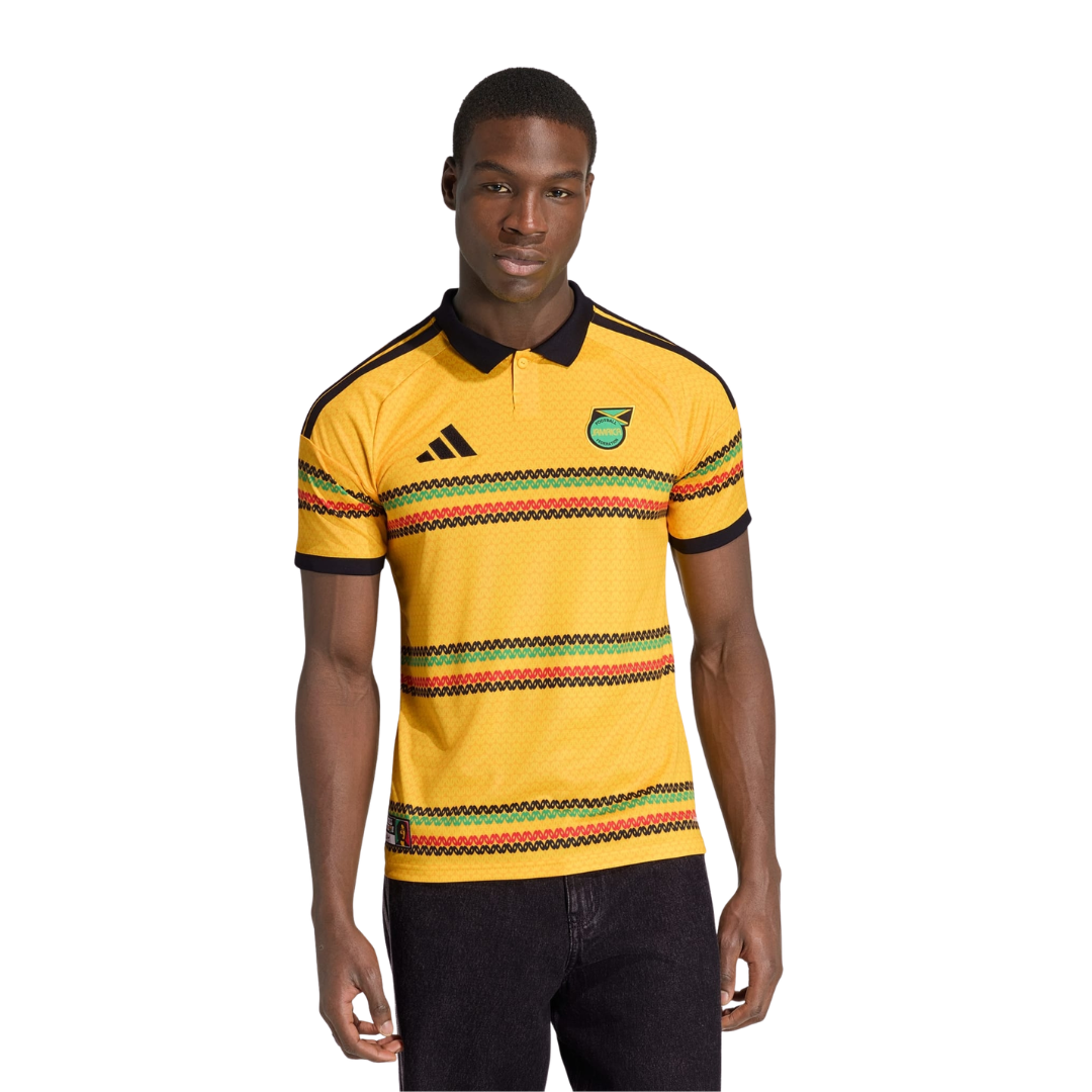JFF JAMAICA MAGLIA GARA UFFICIALE HOME ADIDAS X BOB MARLEY 2026