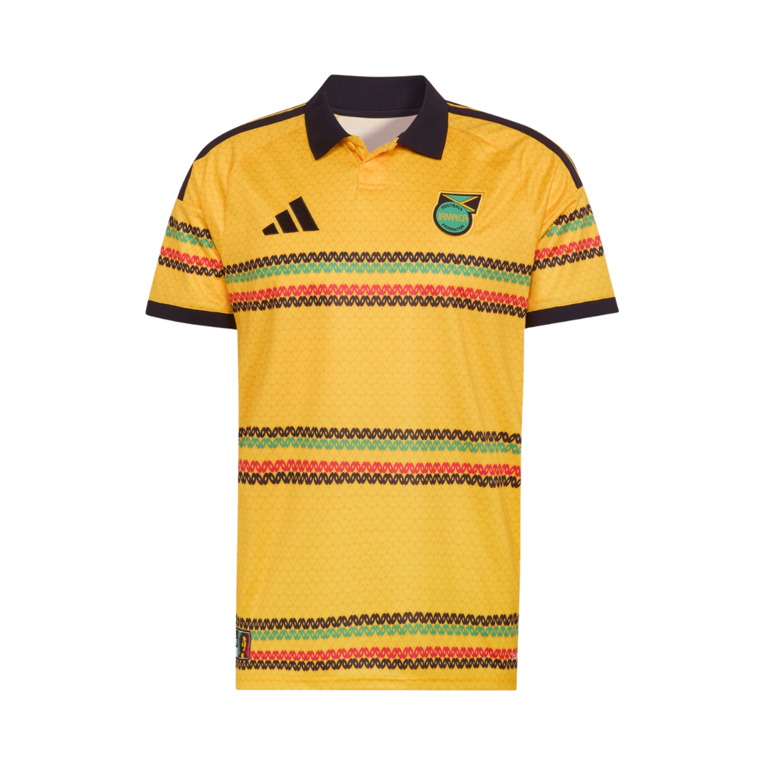 JFF JAMAICA MAGLIA GARA UFFICIALE HOME ADIDAS X BOB MARLEY 2026