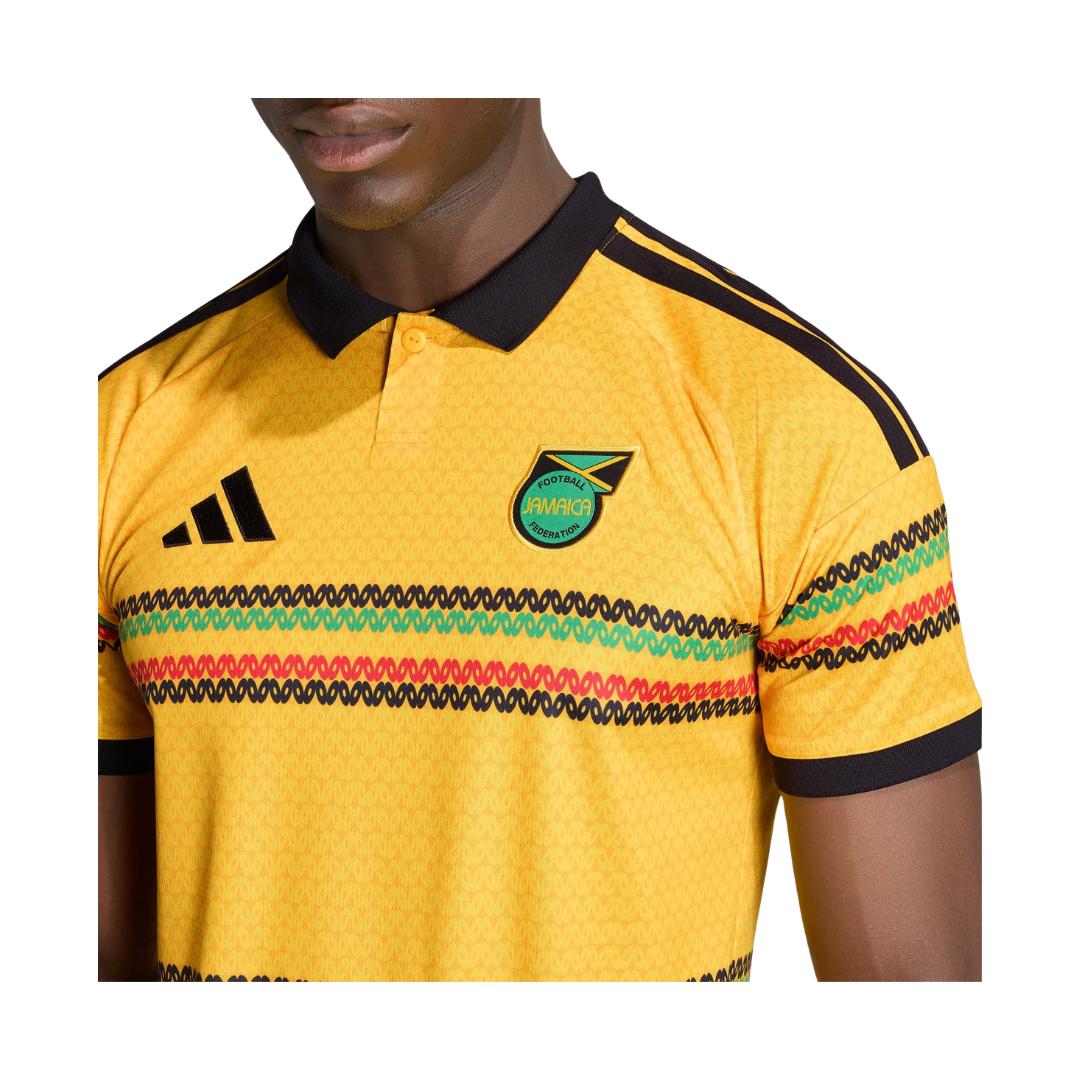 JFF JAMAICA MAGLIA GARA UFFICIALE HOME ADIDAS X BOB MARLEY 2026