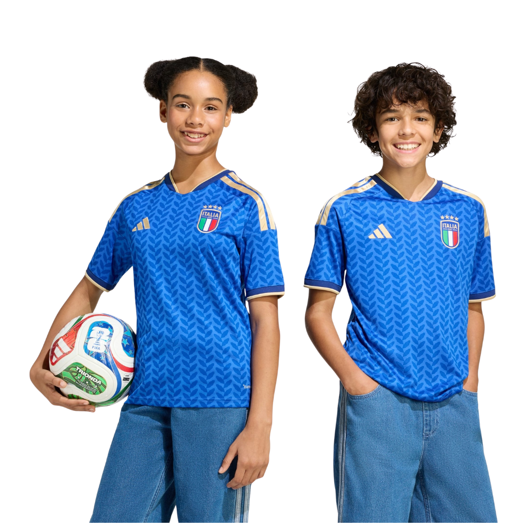 FIGC ITALIA MAGLIA GARA UFFICIALE HOME ADIDAS 2026 KIDS