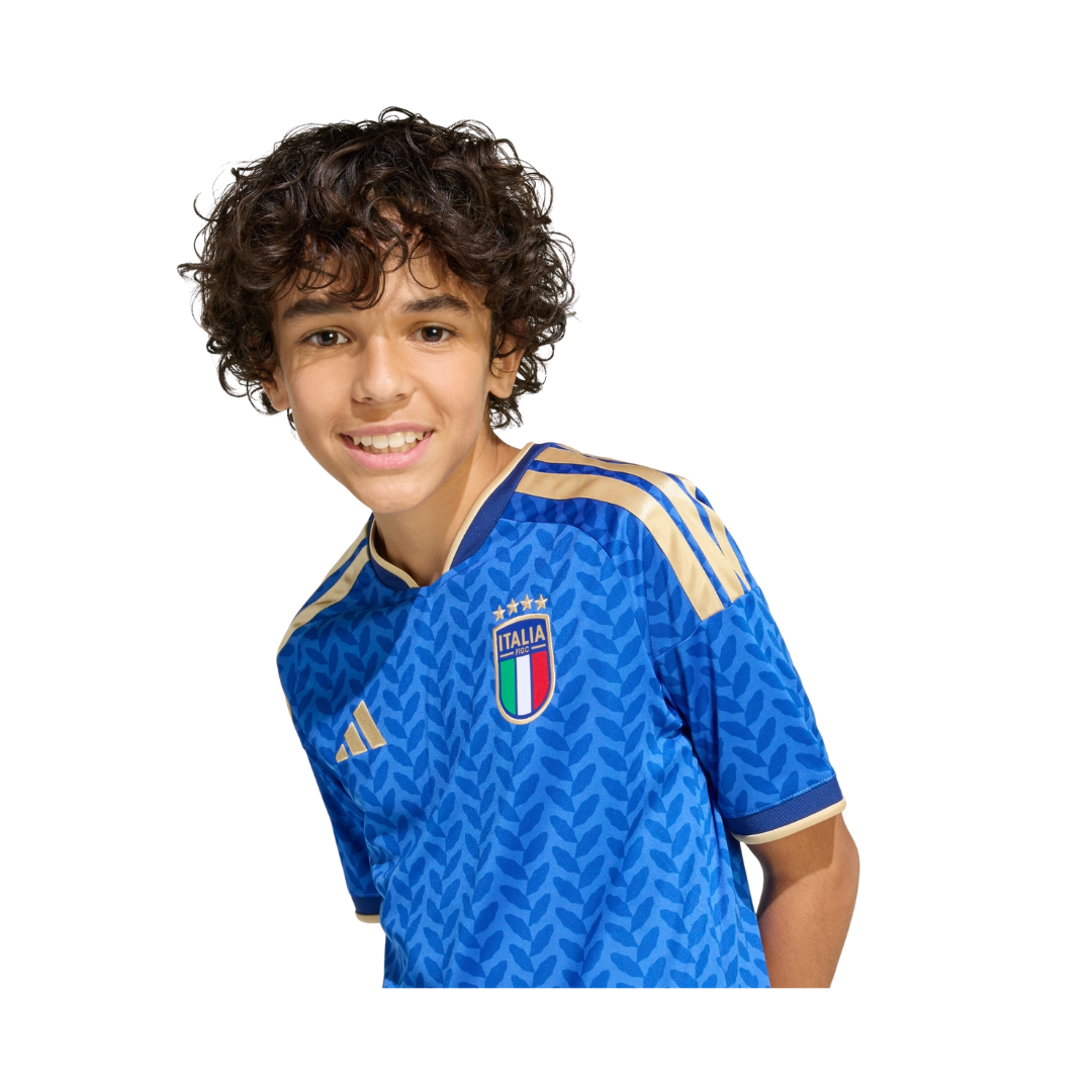 FIGC ITALIA MAGLIA GARA UFFICIALE HOME ADIDAS 2026 KIDS