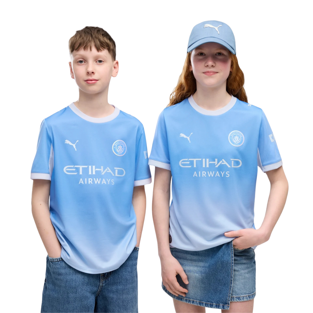 FC MANCHESTER CITY MAGLIA GARA UFFICIALE HOME PUMA 2026-2027 KIDS