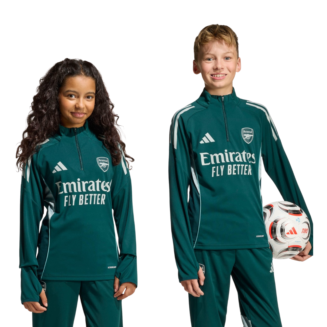 FC ARSENAL MAGLIA TRAINING 1/2 ZIP TIRO 25 2025-2026 RAGAZZI